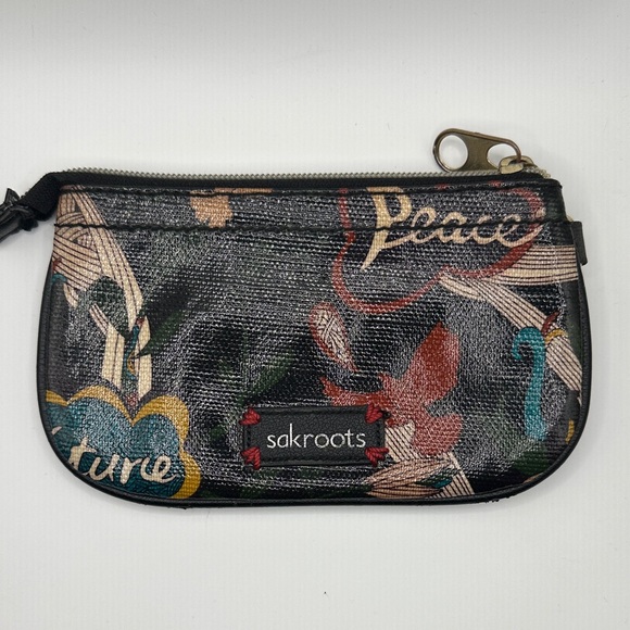 Sakroots Handbags - Sakroots Black and Multicolor Wristlet